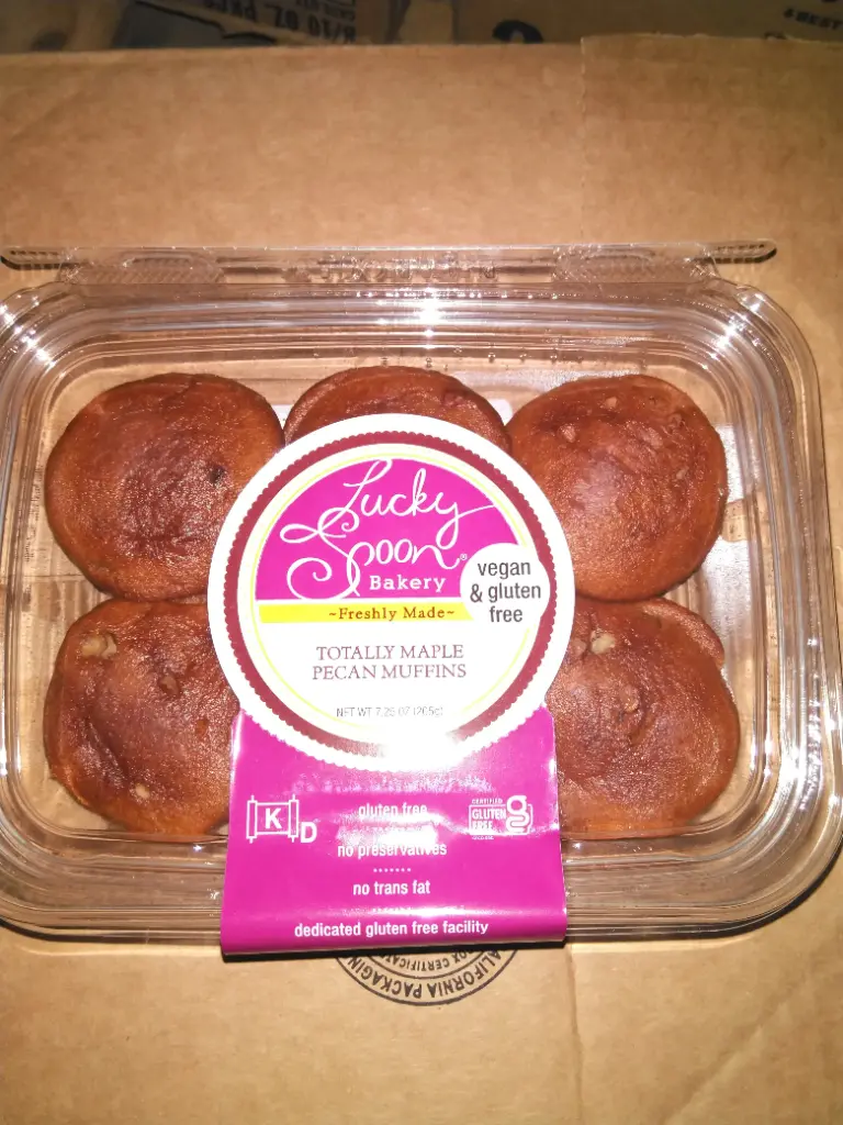 Lock spoon bakery totally maple pecan muffin, gluten free